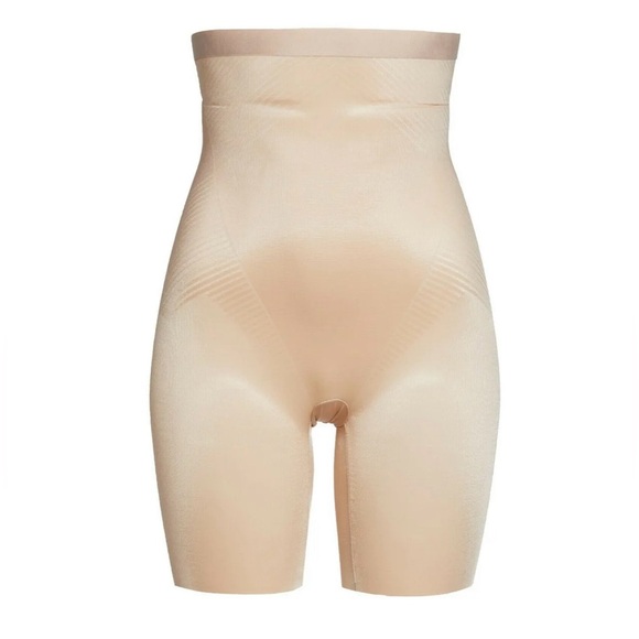 SPANX Thinstincts 2.0 High-Waisted Mid-Thigh Short Size: 3XL in Champaig… - Picture 2 of 11
